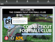 Tablet Screenshot of connecticutfootballclub.com